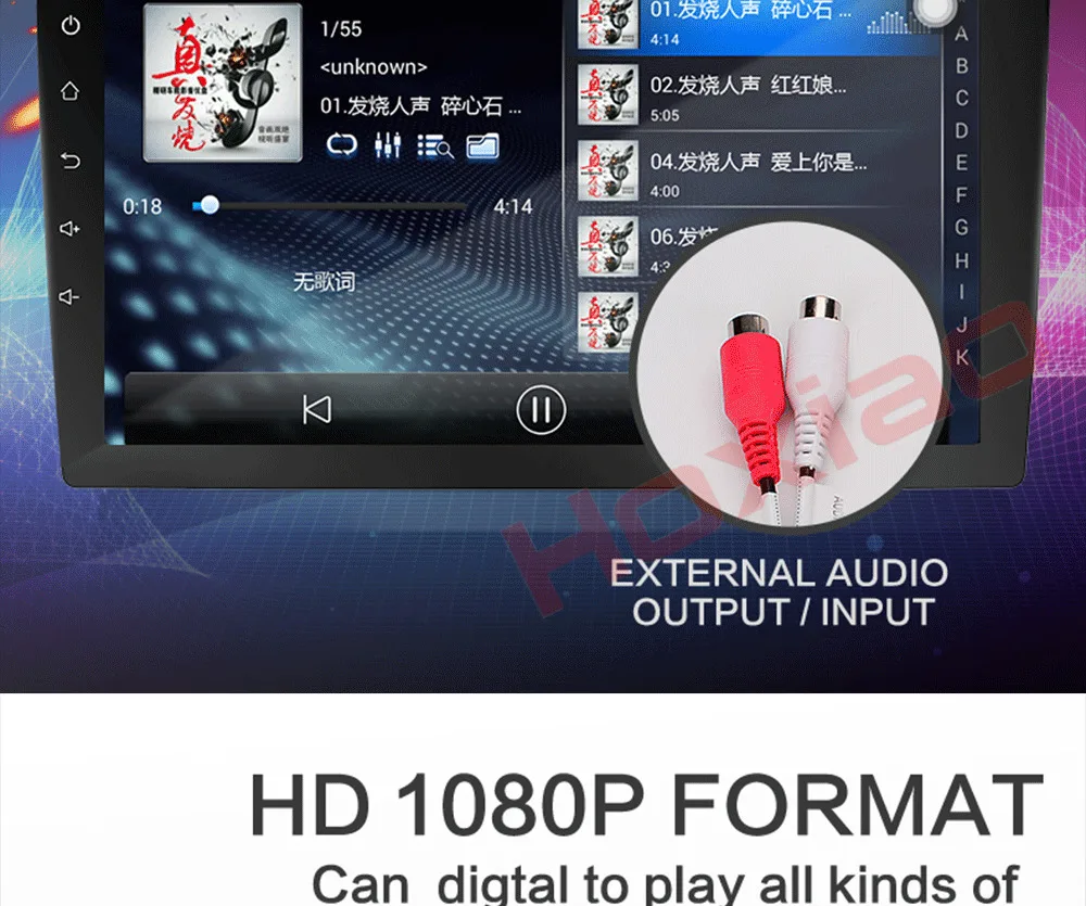 Perfect Hoxiao Android 6 for Toyota Prado 120 Land Cruiser 2004-2009 GPS HD multimedia player map navigation WIFI 9 inch 2DIN car radio 20