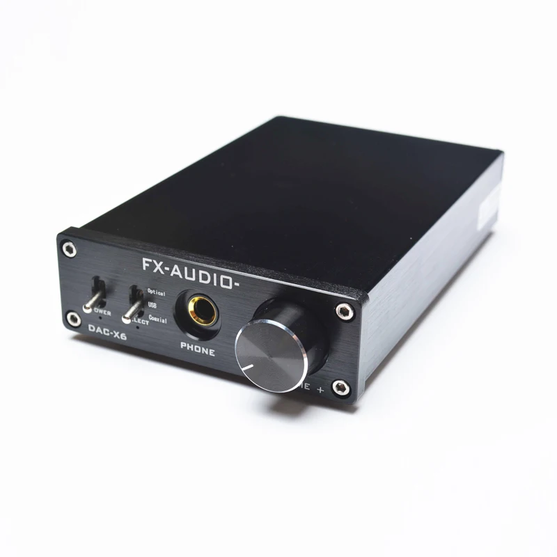 

FX-Audio DAC X6 Fever HiFi Audio Decoder Headphone Amplifier Optical Coaxial USB Headphone Amp Audio Decoder 12V1A
