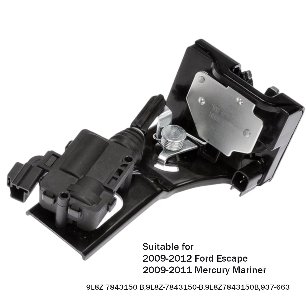 

Tailgate Lock Latch Actuator for Ford Escape for Mercury Mariner 2009-2012 9L8Z7843150B 9L8Z 7843150 B / 937-663
