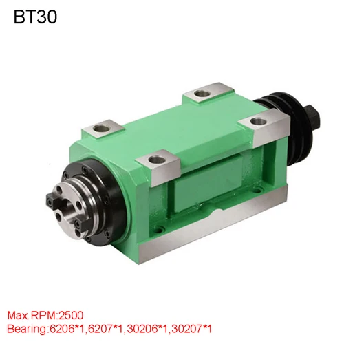 CH03 1.5KW мощность головное устройство станок с ЧПУ шпиндель для фрезерного станка Макс. Об/мин 6000 об/мин/2500 об/мин конусный патрон BT30 MT3 ER32 - Цвет: BT30-2500RPM