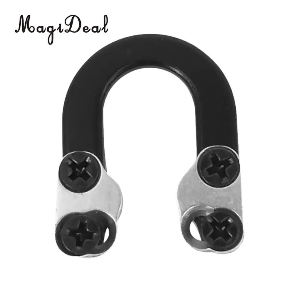 MagiDeal Metal D Loop Archery Release Bow String Nock D Loop Archery Accessory Black