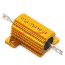 20 шт./лот) 300 Ом 25 Вт проволочный алюминиевый корпус резистор, 25 Вт