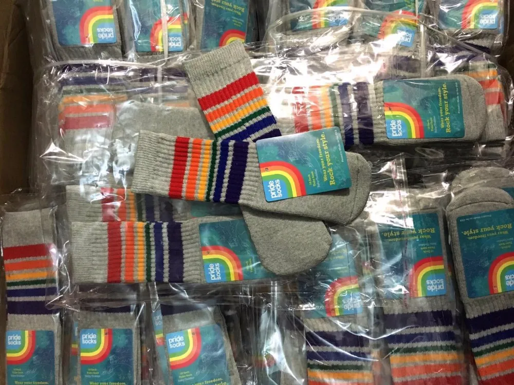 Baby Infant Socks Girl Clothes Kids Boys Ins Rainbow MiddleKnee Socks 0-8 YRS Size, soccer Running Sport Football Socks 1 Pair (2)