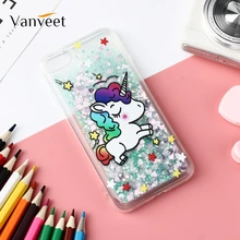 

Vanveet Soft Cases For iPhone 7 8 X 6 6S 5 5S SE 55S Case Back For iPhone 6 6S 7 8 66S Plus Glitter Case For iPhone 6C 5G 6G Bag