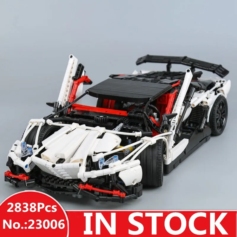 

In Stock H&HXY Technic 23006 2838Pcs Genuine The Hatchback Type R Set Building Blocks Bricks Toy Children Gifts Model