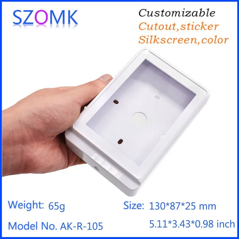 

4 pieces Project electronic wall mount plastic box RFID card reader electronic box 130x87x25mm