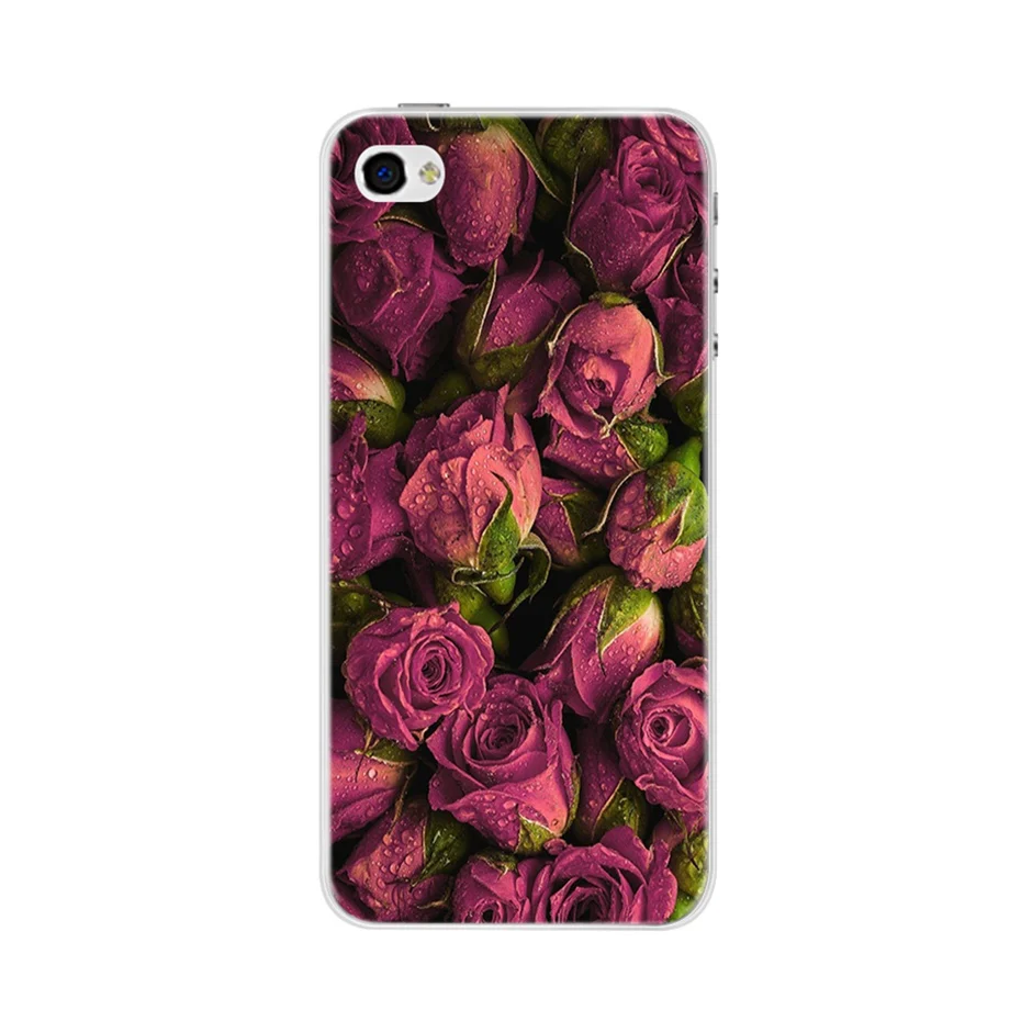 Cute Flower Ultra-Thin Silicone Phone Case - Soft Back Cover