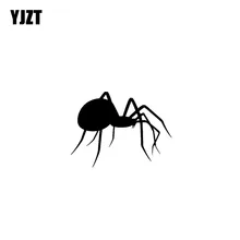Yjzt 12.7cm * 9.5cm o mais legal aranha vinil carro adesivo decalque preto/prata C19-0207