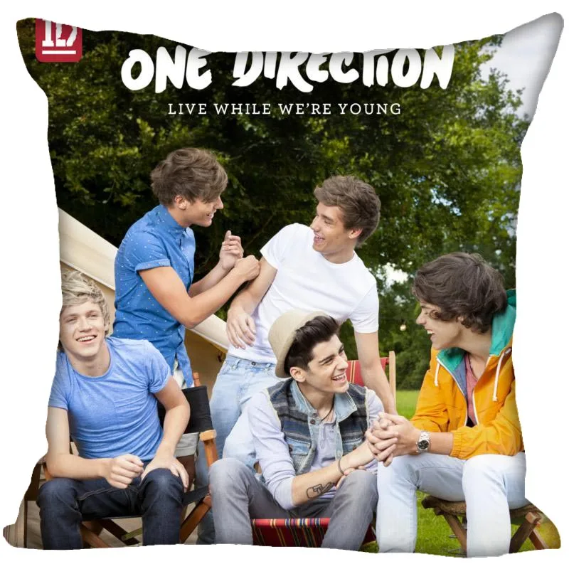 Чехол Подушка One Direction для дома невидимый чехол на молнии Размеры s 40x40 45x45
