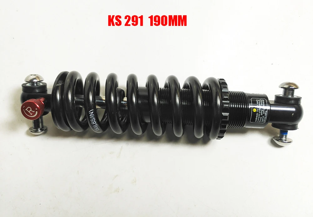ks291 190mm 650 LBS aluminum coil oil spring Down hill mtb rear shock suspensionin Rear Shocks