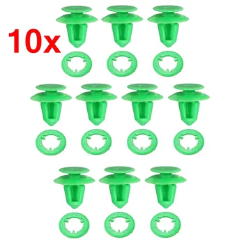 

10pcs Green Auto Fasteners Car Door Card Trim Panel Clips Rear Tailgate Interior A0009912771 for Mercedes /Benz VITO VIANO W639