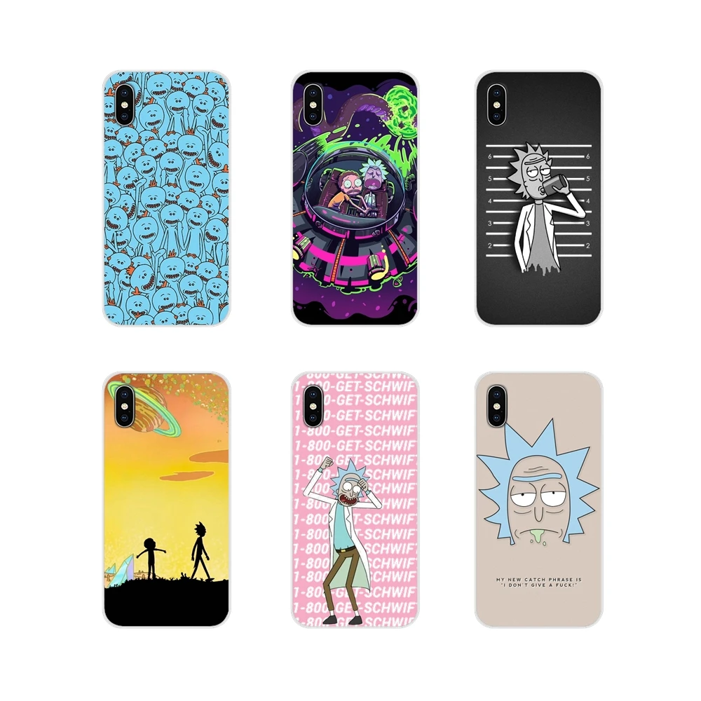 

Fashion Rick and Morty Sale For Huawei G7 G8 P7 P8 P9 P10 P20 P30 Lite Mini Pro P Smart Plus 2017 2018 2019 TPU Transparent Case
