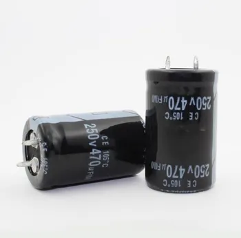 

2pcs-20pcs 470uF 250V 105C Electrolytic Capacitor 250V470UF 22*35MM