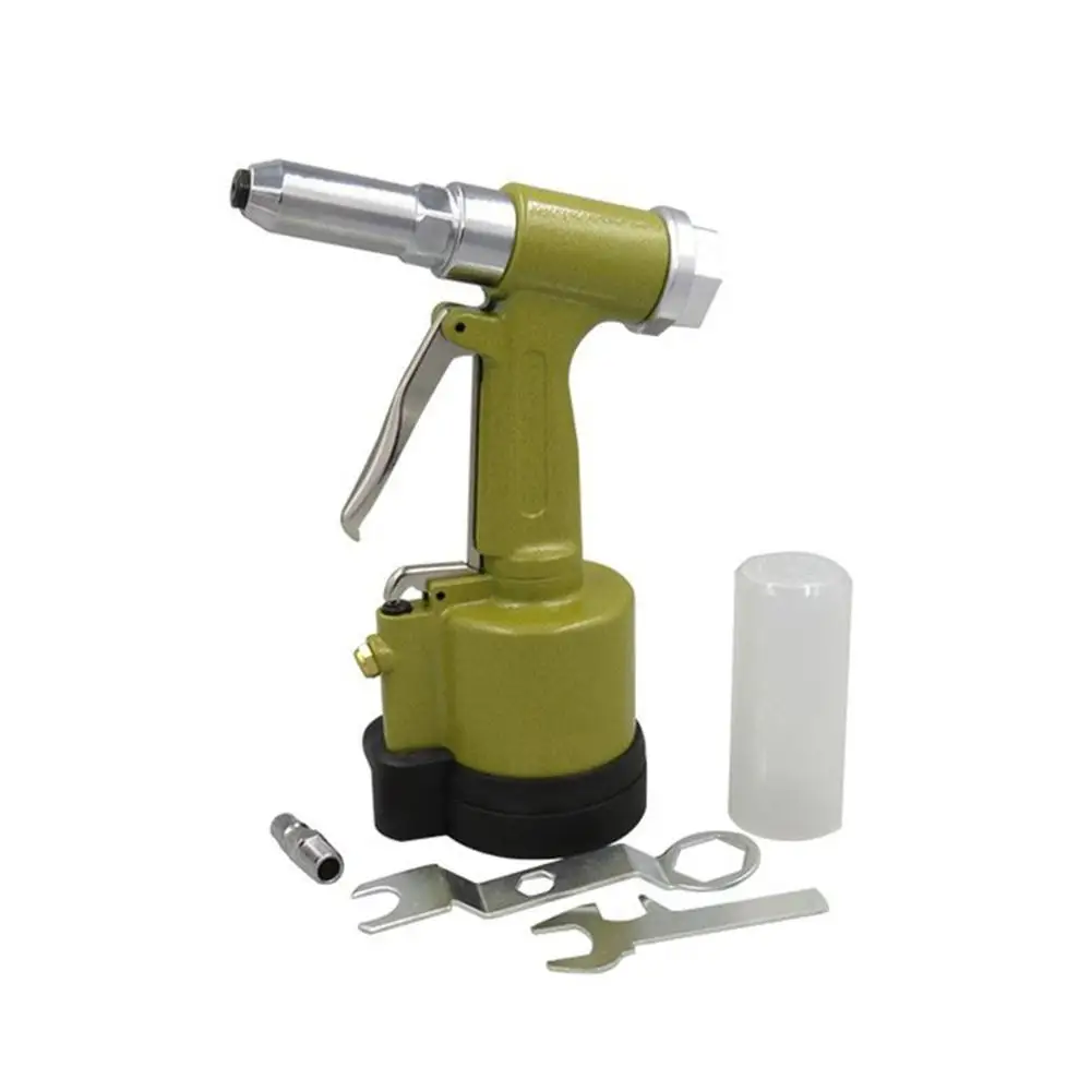 

Short Cylinder Pneumatic Nail Gun Kp-701 Industrial Grade Pulling Riveting Nut Gun Wind Core Rivet Gun