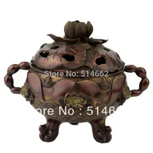 Фэншуй латунь лотосная печь/лотоса ладан горелка