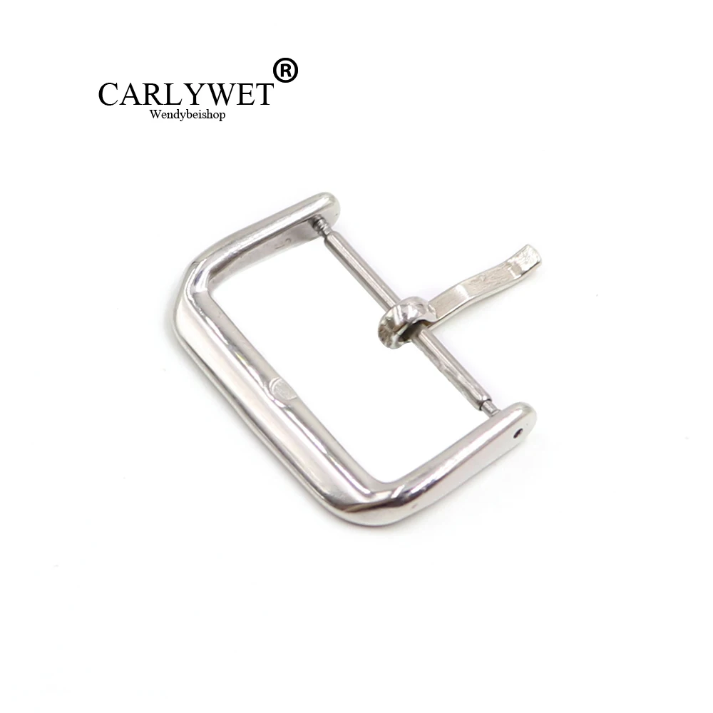 CARLYWET 14 16 18 20 22 мм Замена 2 язычок серебро черный розовое золото полированная