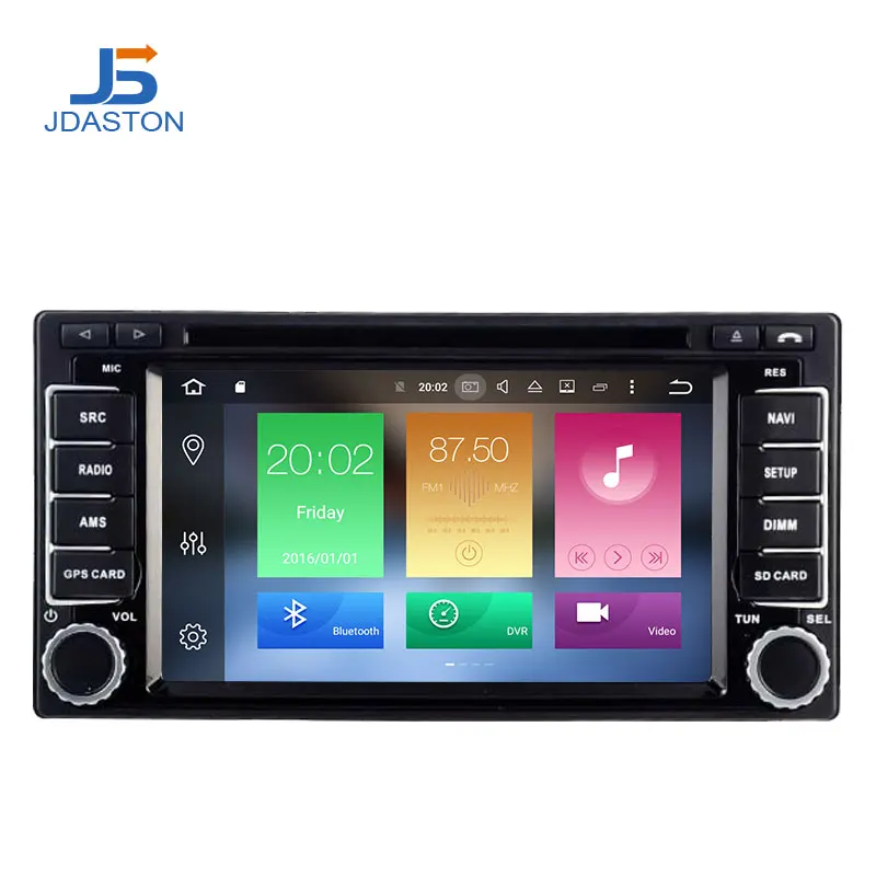 Perfect JDASTON Android 8.0 2 Din Car Radio For Subaru Forester Impreza 2008-2011 Octa Cores 4G+32G Multimedia GPS Navi Audio DVD Video 1