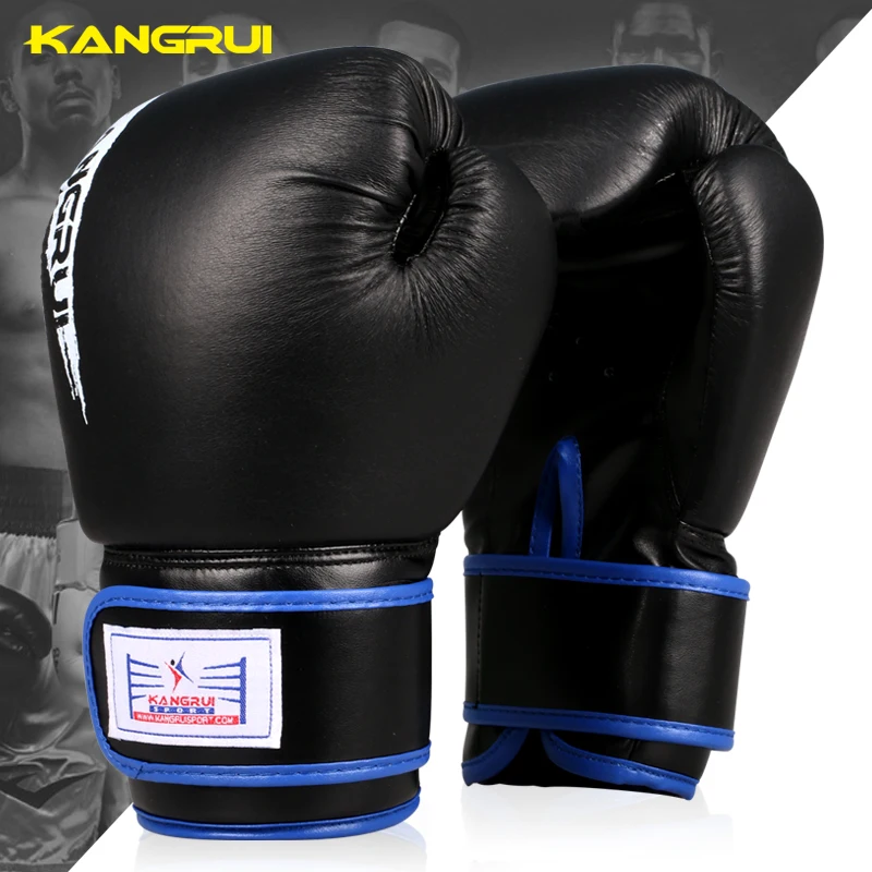 Sale Part leather 10oz professional training kick boxing glove adult