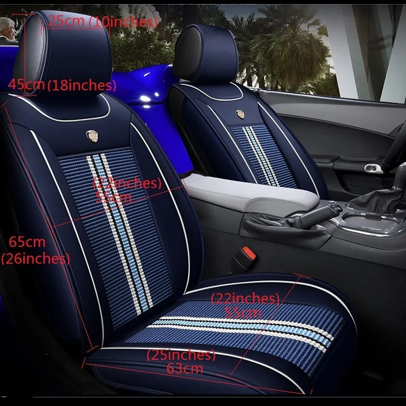 car seat cover auto seats covers vehicle chair leather case for ford fusion 2015 ka kuga 2017 2018
