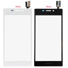 10pcs/lot High Quality White Black Touch glass panel For Sony Xperia M2 S50h Touch Screen Digitizer with Logo Free Shipping