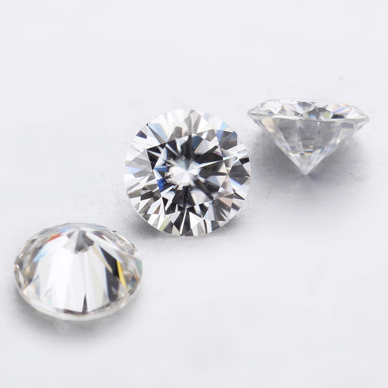 Распродажа круглый блестящий вырез 0.2ct карат 3 5 мм EF цвет моиссаниты Свободный