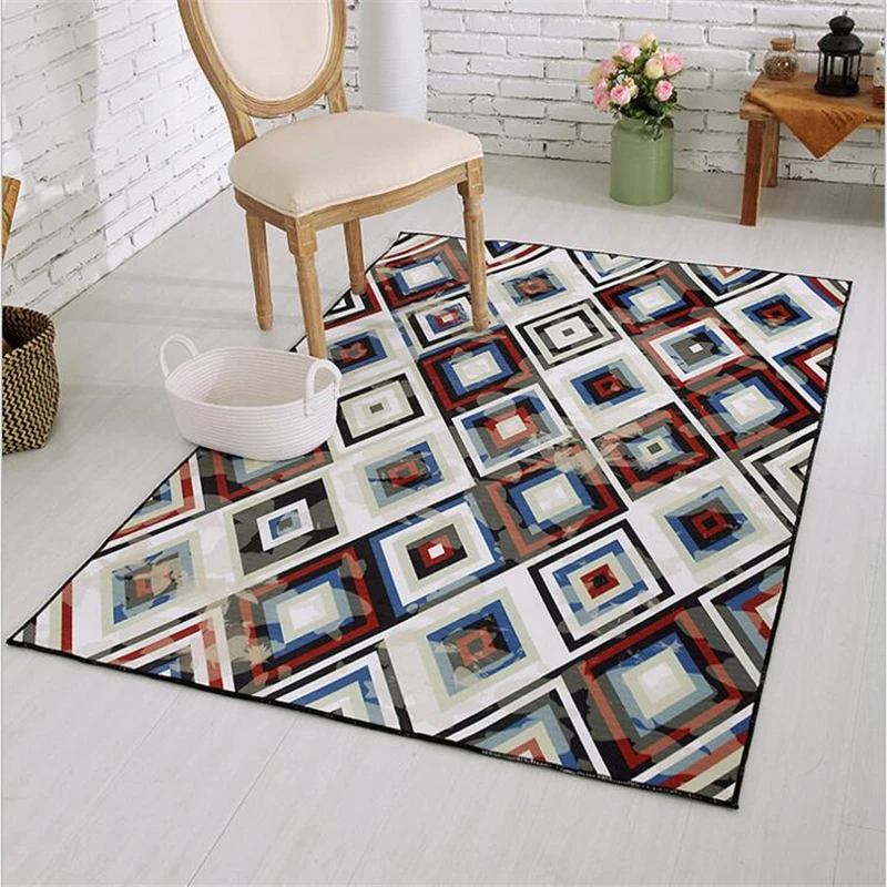 

Pstora Style Delicate Soft Large Carpets For Living Room Bedroom Carpet Home Rugs Floor Mat Fashion Door Area Rug Soft Modern