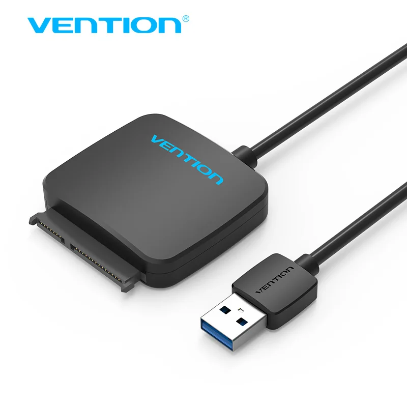 

Vention Sata to USB 3.0 Adapter Cable Hard Disk Driver SSD USB To Sata HDD Converter with Power Adapter for IOS Win7 Win8 Win10