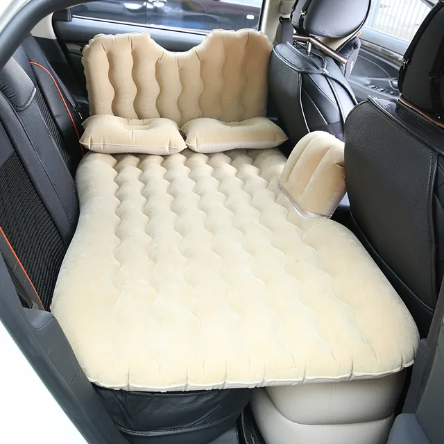 SUV Car Inflatable Mattress Seat Travel Bed Airs With Air Pump Outdoor