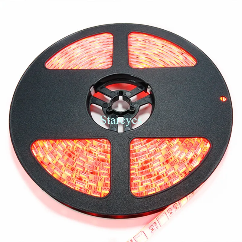 1 шт. СВЕТОДИОДНАЯ лента SMD 5050 60 светодиодов/м RGB 5 м 300 светодиодов 12 в пост. Тока IP65