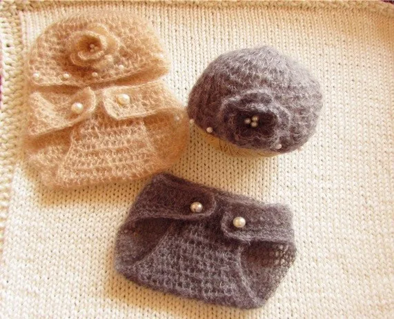 baby hat and diaper
