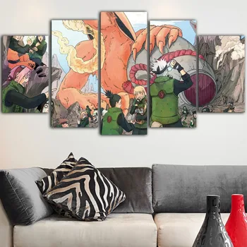

Canvas HD Printed Wall Art 5 Pieces Animation Naruto Poster Home Decoration Painting Modular Pictures For Living Room Framework