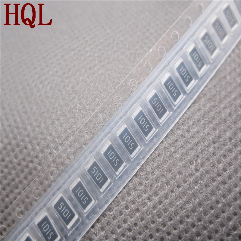 200pcs 2010 1 0.5W SMD Chip Resistor resistors 5.1K Marking5101 5.1K