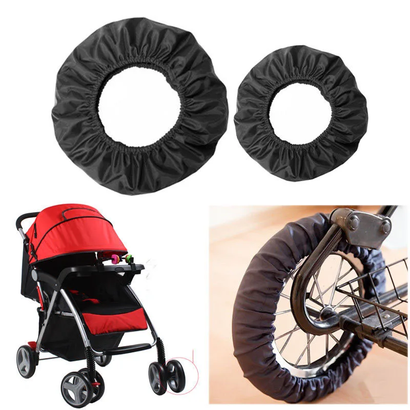 

Black Baby Accessories Stroller Wheel Anti-Dirty Case Dustproof Protection Cover