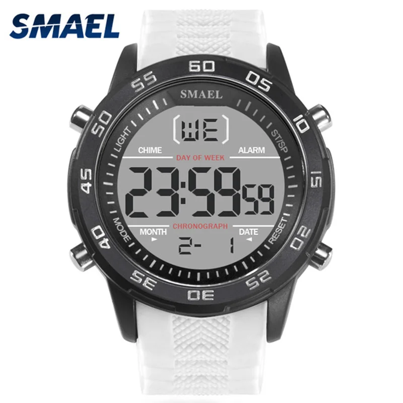 SMAEL мужские военные 1067 часы Relogios Masculino 50 м водонепроницаемые наручные с