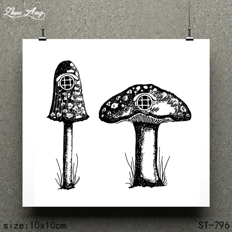 

ZhuoAng Beautiful Pattern Design Clear Stamp / Scrapbook Rubber Stamp / Craft Clear Stamp Card / Seamless Stamp ST-796