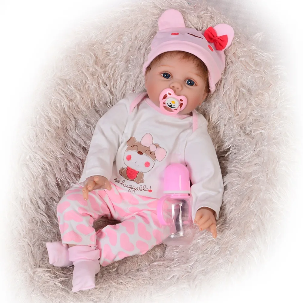 

22inches Reborn Dolls Kid's Toys Cute Princess DIY Dolls Boy Girl Brinquedos Gifts Baby Accompany Toys Enlightenment Dolls