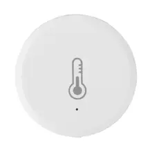 ALLOYSEED Smart Temperatur Feuchtigkeit Sensor Alarm System Gerät Zigbee Drahtlose APP Control Für Amazon Alexa Google Assistent