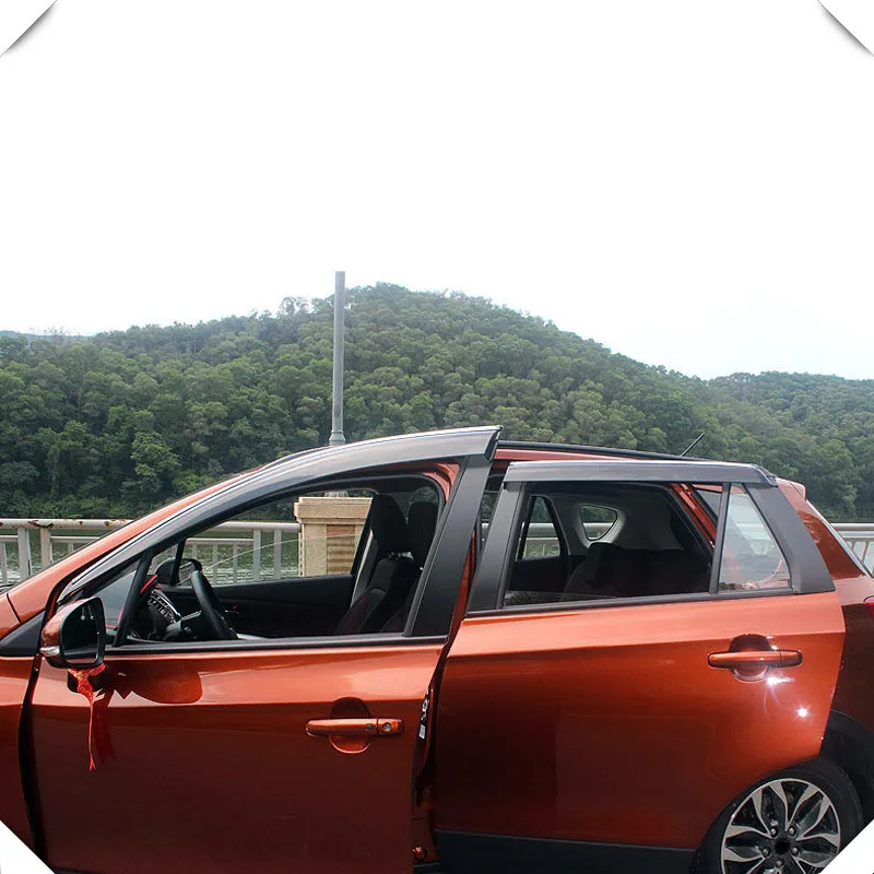 Us 23 06 16 Off 2014 2018 For Suzuki Sx4 S Cross Window Visor Vent Shade Rain Sun Wind Guard Deflectors Accessories Car Styling In Interior