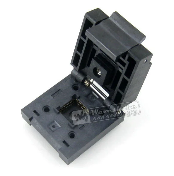

Pitch 0.5mm QFN-64B-0.5-01, Test & Burn-in Socket for QFN64 MLP64 MLF64 Package