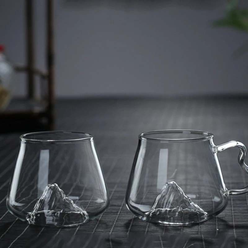 Mount Fuji Glass cup Tea Coffee Mug Milk Lemon Juice cup Cocktail Wine Glass Snow Mountain Beer Drinkware Lover Whiskey Cups Mount Fuji Glass cup Tea Coffee Mug Milk Lemon Juice cup Cocktail Wine Glass Snow Mountain Beer Drinkware Lover Whiskey Cups