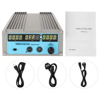 

Switching Power Supply KPS3010 Output Adjustable Digital DC Power Supply 4-digital Display 100-240V Adjustable