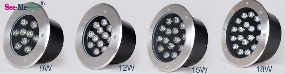 SMUD-1 Мощный светодиодный проекта лампы 9 W 12 W 15 W 18 W светодиодный подземный свет