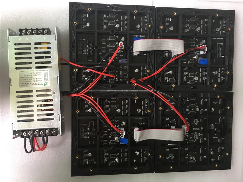 Светодиодный дисплей, посвященный источника питания 5V40A 200 Вт, может контролировать 6 шт. p2.5/p3/p4/p5/p6/p8/p10 модули