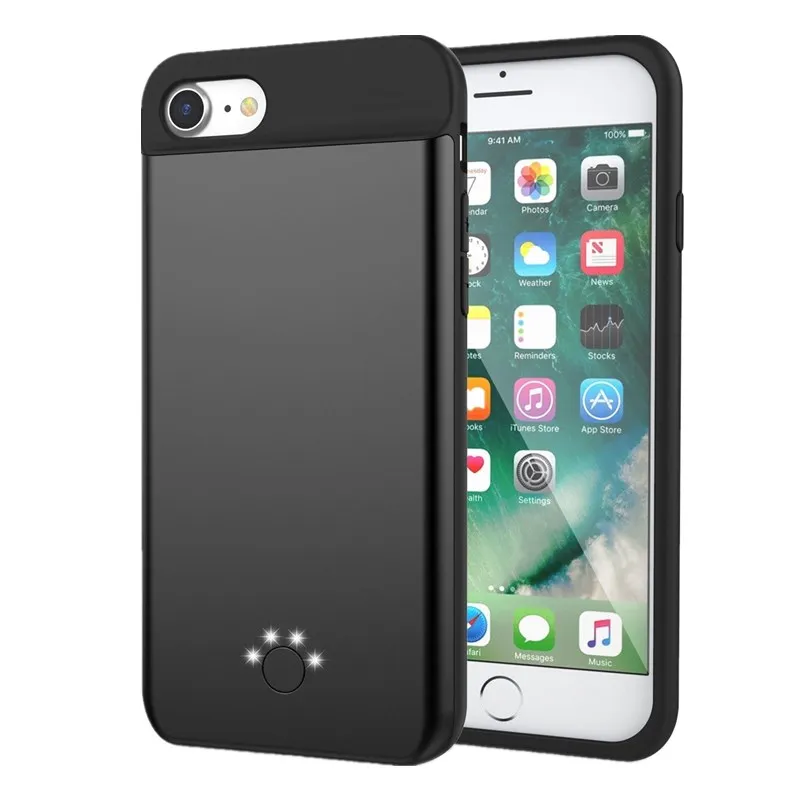 Power case for iPhone 7 Battery Charger Case For iPhone 6 6Plus Power Bank Case Ultra thin Case for iPhone External Backup Battery Charging Phone Case for iphone (2)