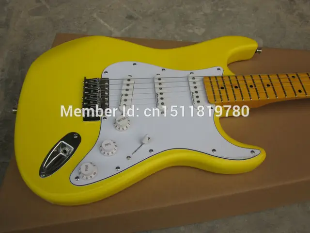 Best price at $171 Cheap Electric guitar Free shipping Wholesale new fen st electric guitar/yellow guitar with maple neck/guitar in china