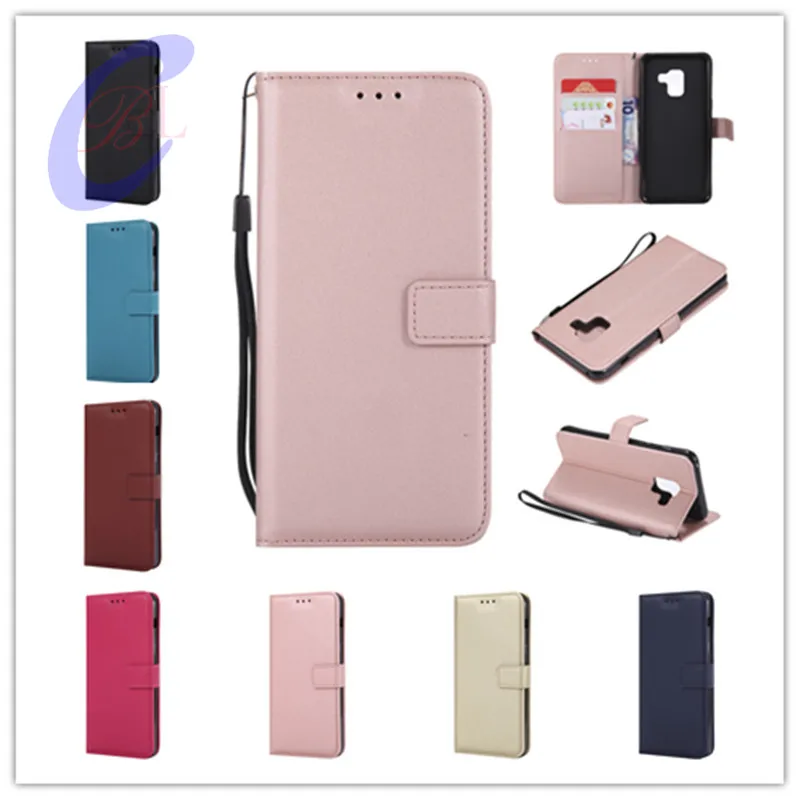 

CBL NOTE8 4 5 3 A3 A5 2015 2016 2017 Luxury Leather Flip Wallet Phone Case For Samsung Galaxy A6 A8 Plus 2018 Phone Cover