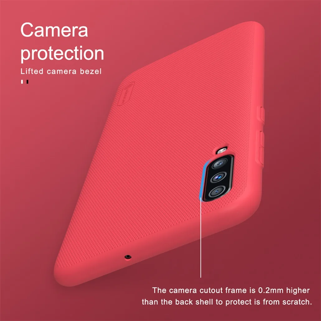 Чехол Nillkin для Samsung Galaxy A70 суперматовый чехол телефона жесткая задняя крышка из