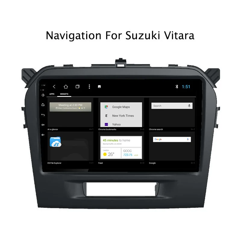 Discount NAVITOPIA 9inch 2G RAM 32G ROM Android 8.1 Car DVD Multimedia GPS Navigation for Suzuki Vitara 2015 2016 2