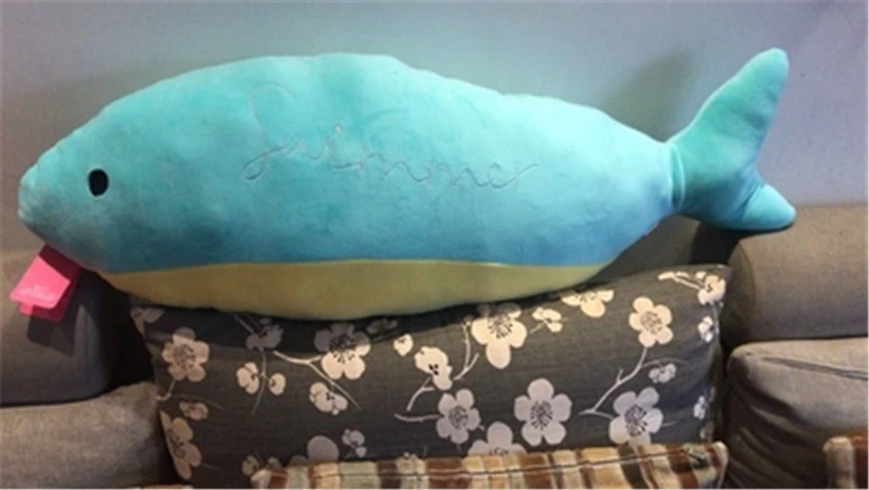 Dorimytrader Cuddly Soft Animal Fish Stuffed Pillow Doll Big Cartoon Fish Doll for Kids Adults Gift 110cm 90cm 70cm DY50045(15)