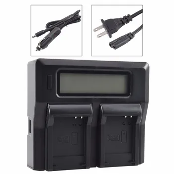 

DSTE US Plug Dual Battery Charger with USB Port for Canon NB-8L NB-12L Battery